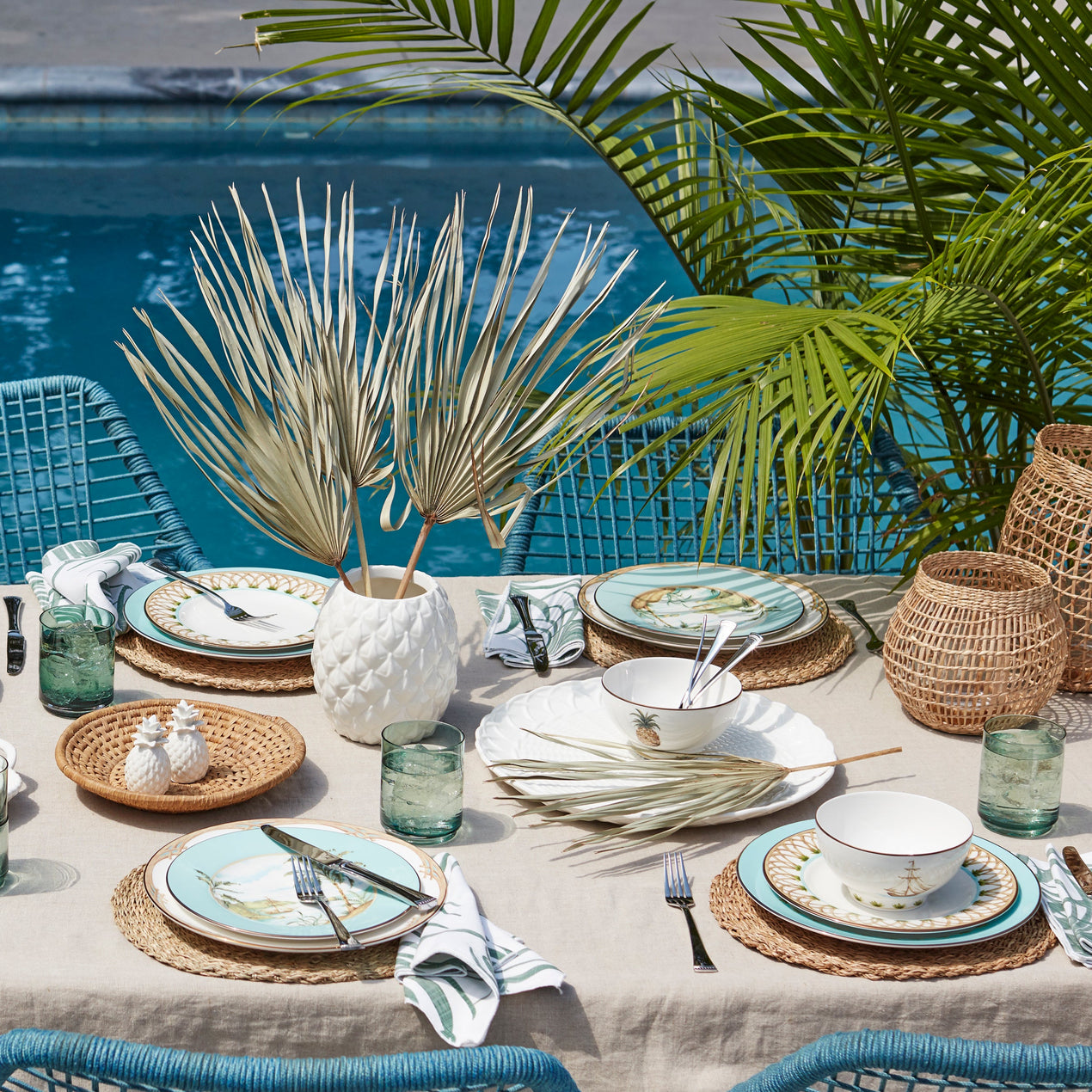 British Colonial Tradewind Rice Bowl