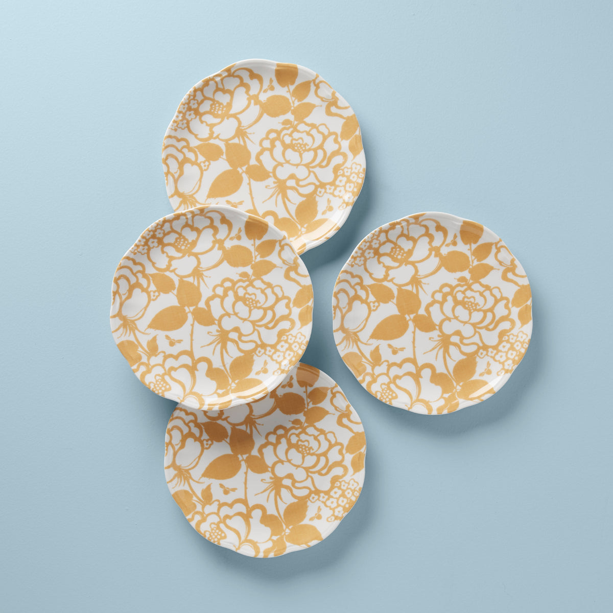 Butterfly Meadow Cottage 4-Piece Accent Plates – Lenox Corporation