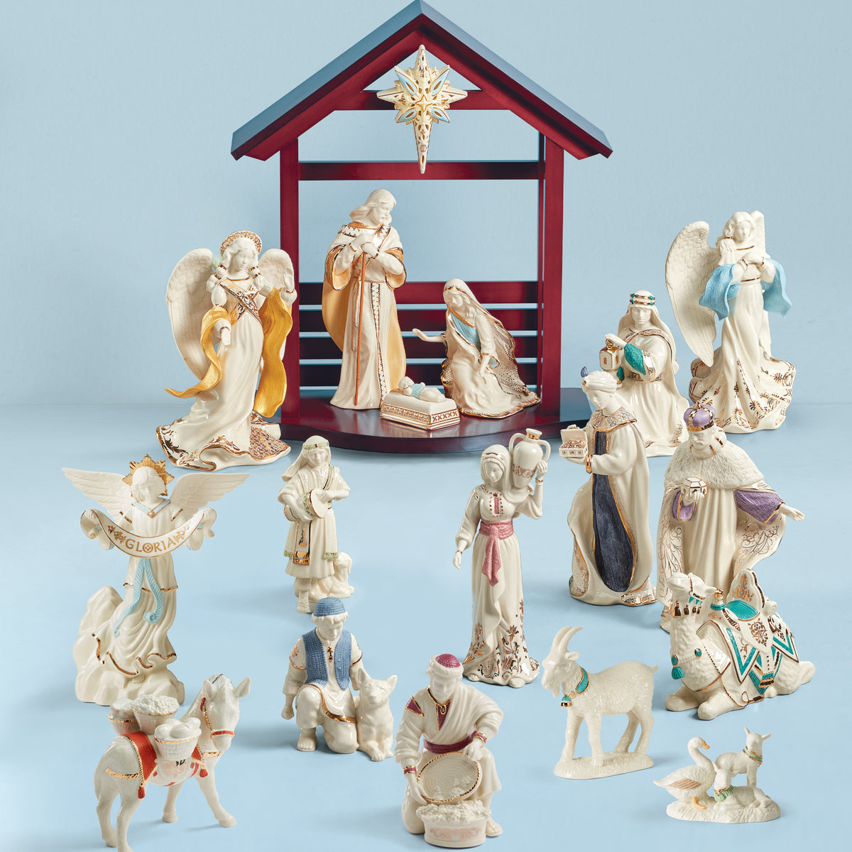 First Blessing 19Piece Nativity Set Lenox Corporation