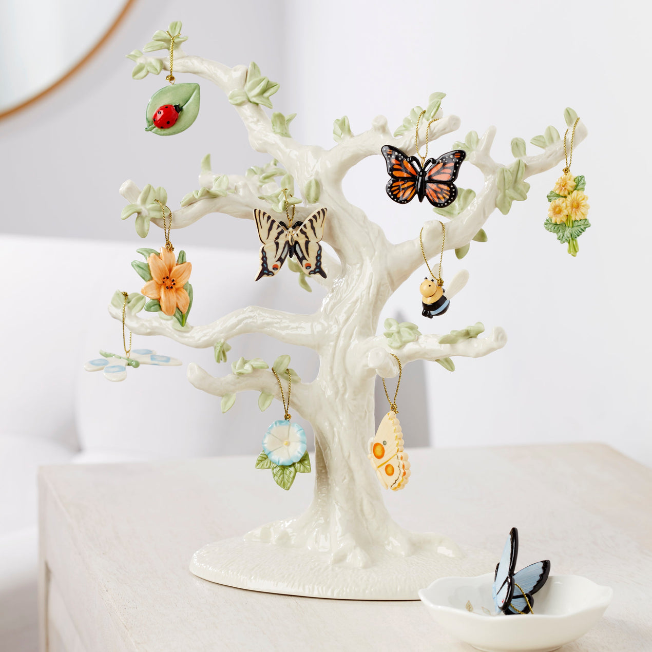 Butterfly Meadow 10-Piece Ornament Set