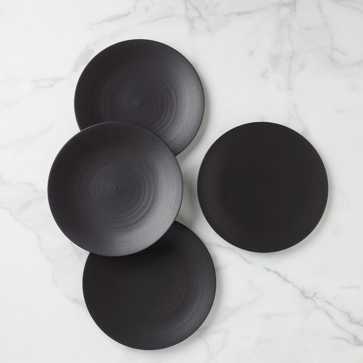 LX Collective Black Dinner Plates, Set of 4 Lenox Corporation