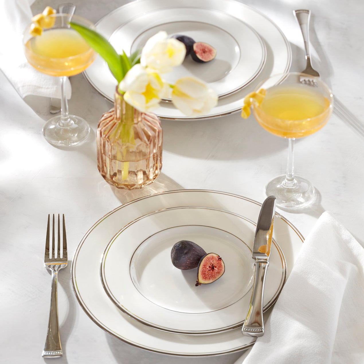 Federal Platinum 5-Piece Place Setting