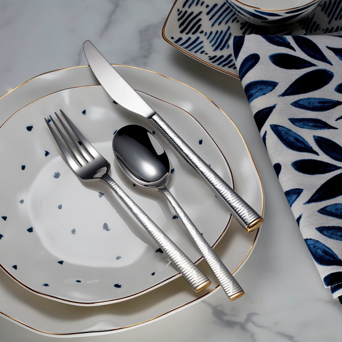 Blue Bay 20Piece Flatware Set Lenox Corporation