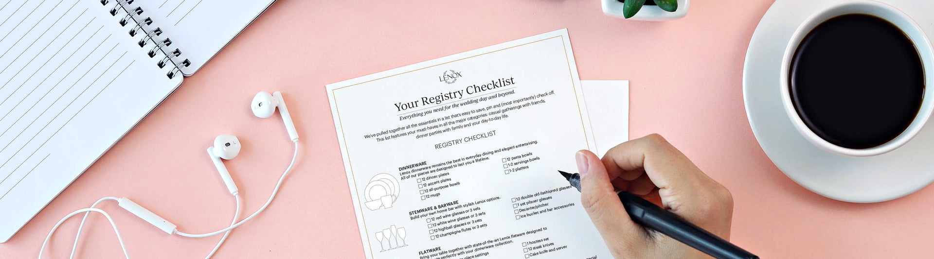 A Wedding Registry Checklist