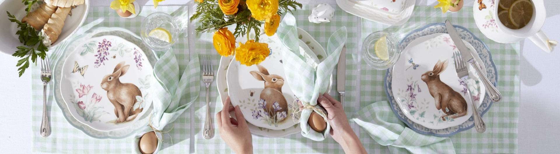 Easter table setting