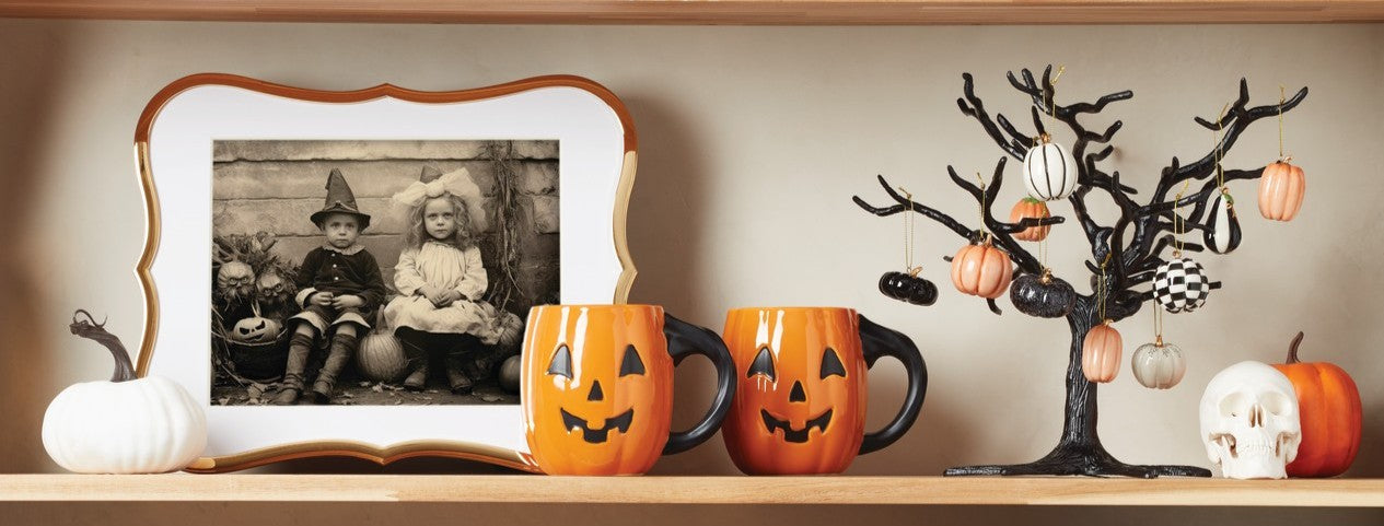 Festive Halloween decor