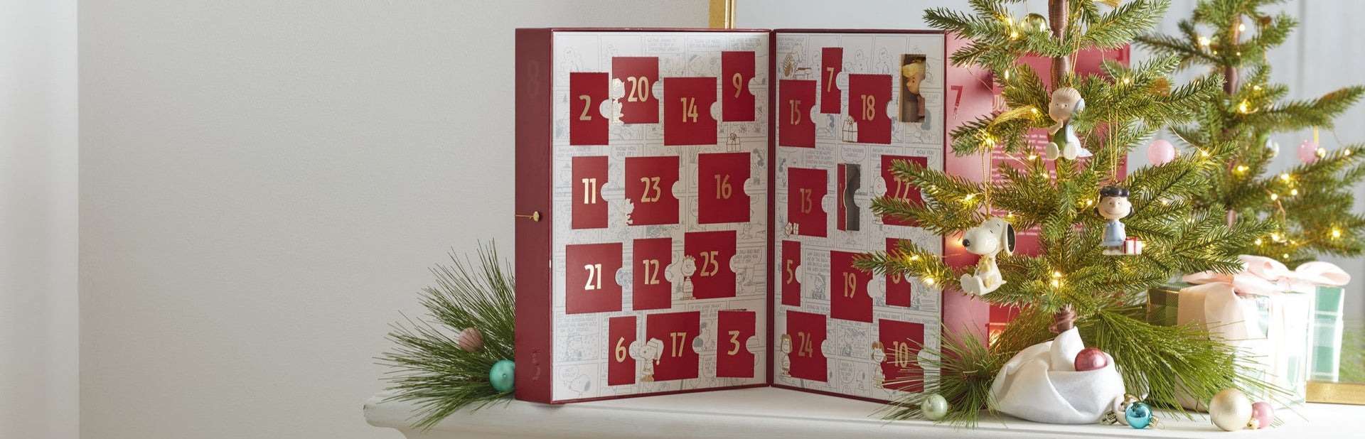 Peanuts themed advent calendar