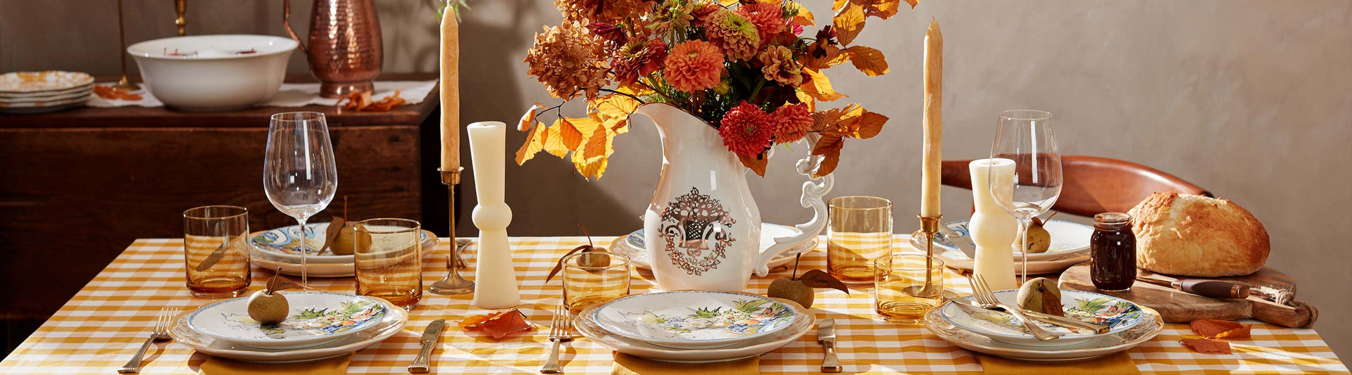 Autumn Studio Dinner Tablescape