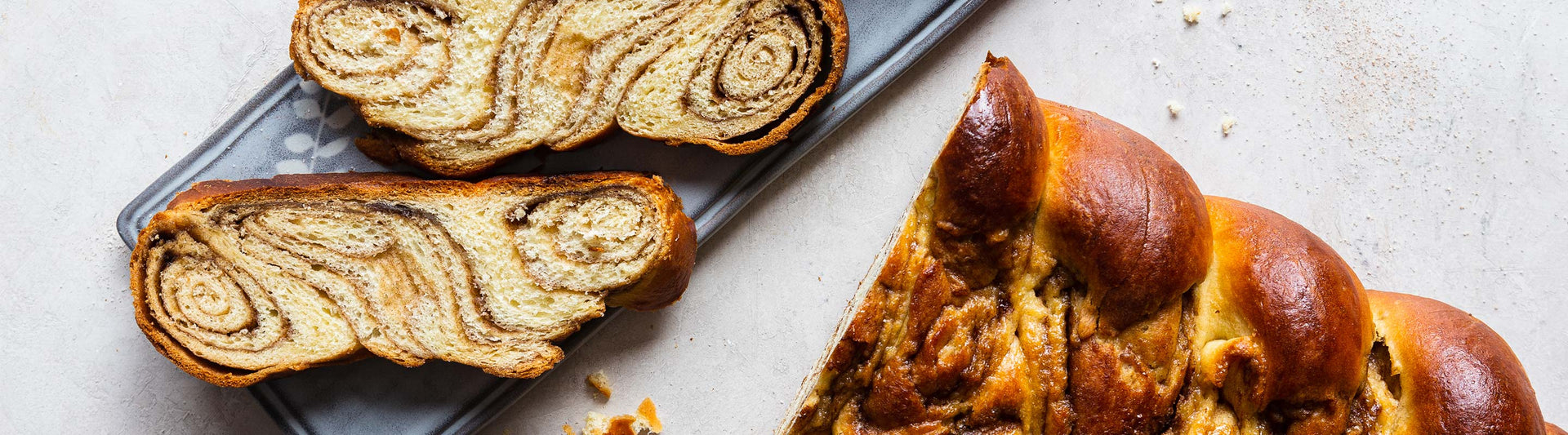 Braided cinnamon bread
