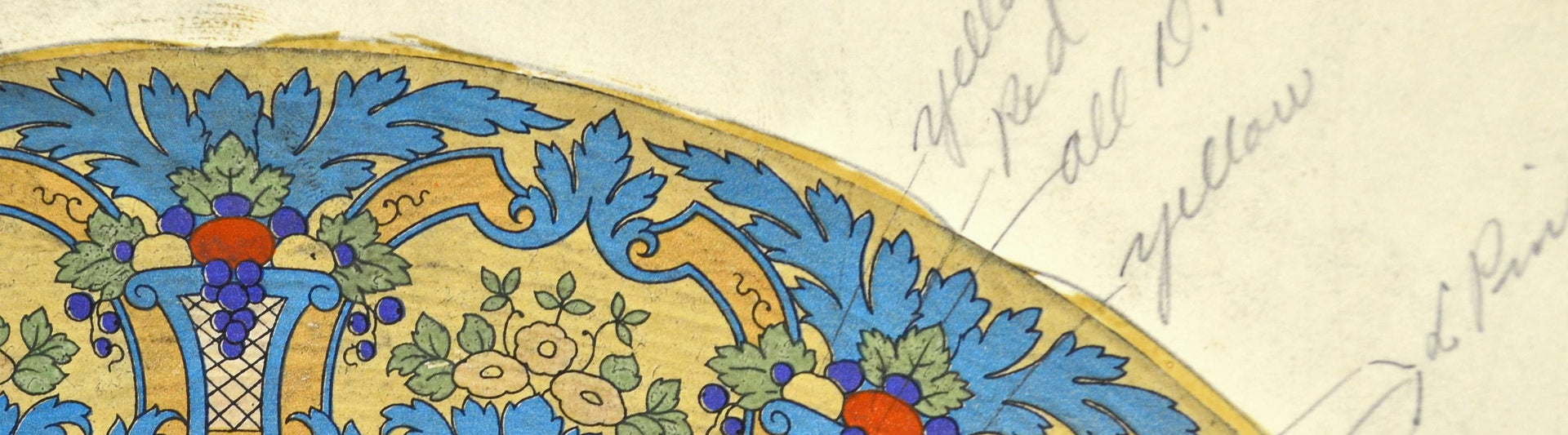 Lenox dinnerware sketches