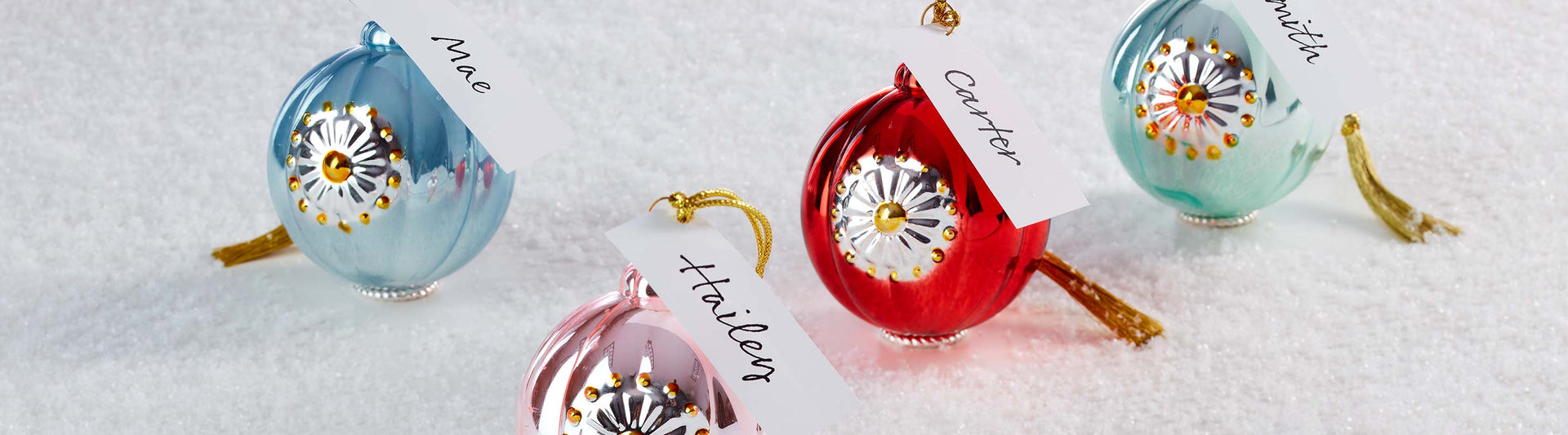 Christmas Ball Place Cards