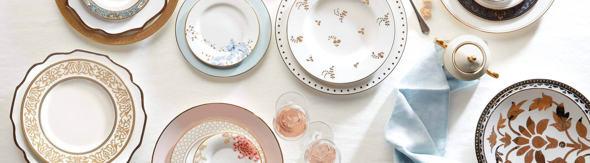 Lenox plates in different patterns