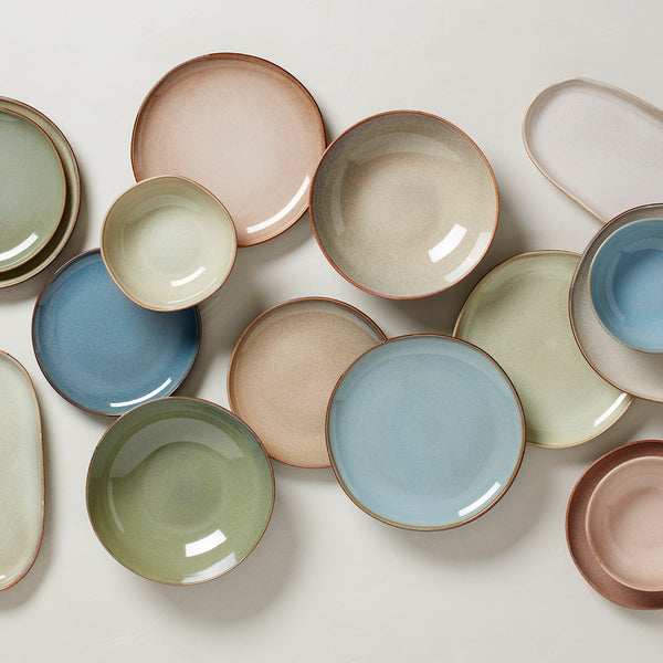 Organic Shades dinnerware set