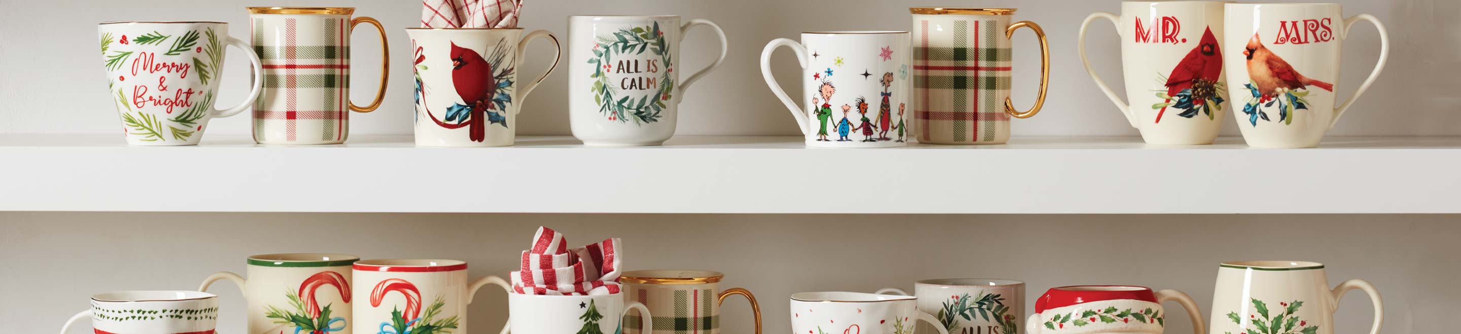 Holiday & Christmas Mugs  Lenox Corporation