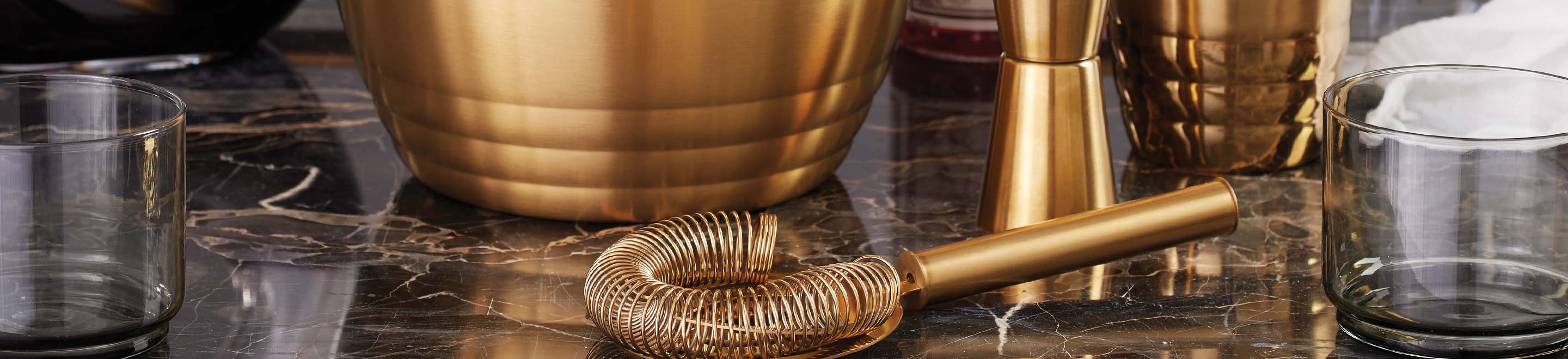 Tuscany Classics Gold Cocktail Shaker