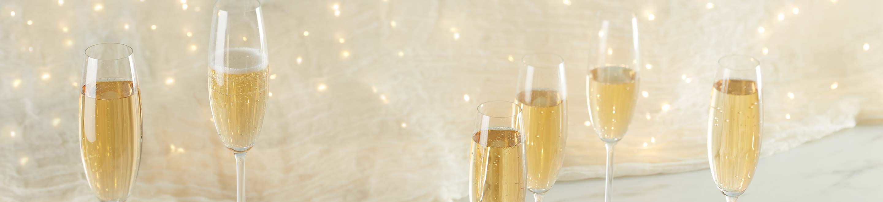 Champagne Coupes & Flutes