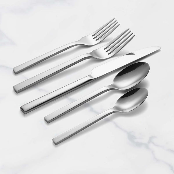 Chef's Table flatware on marble background