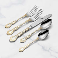 Golden Mandolina flatware