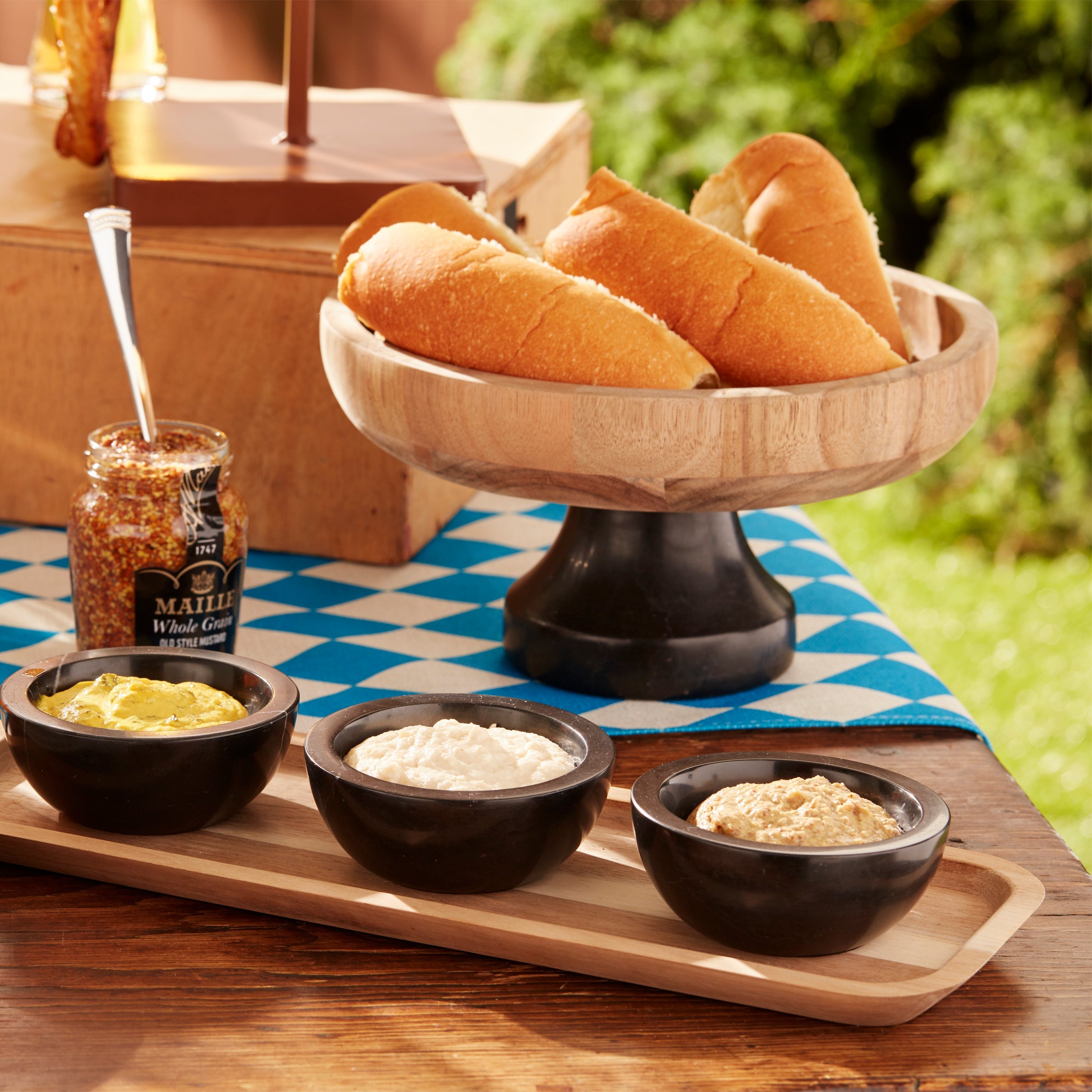 LX Collective Tray with 3 Dip Bowls – Lenox Corporation