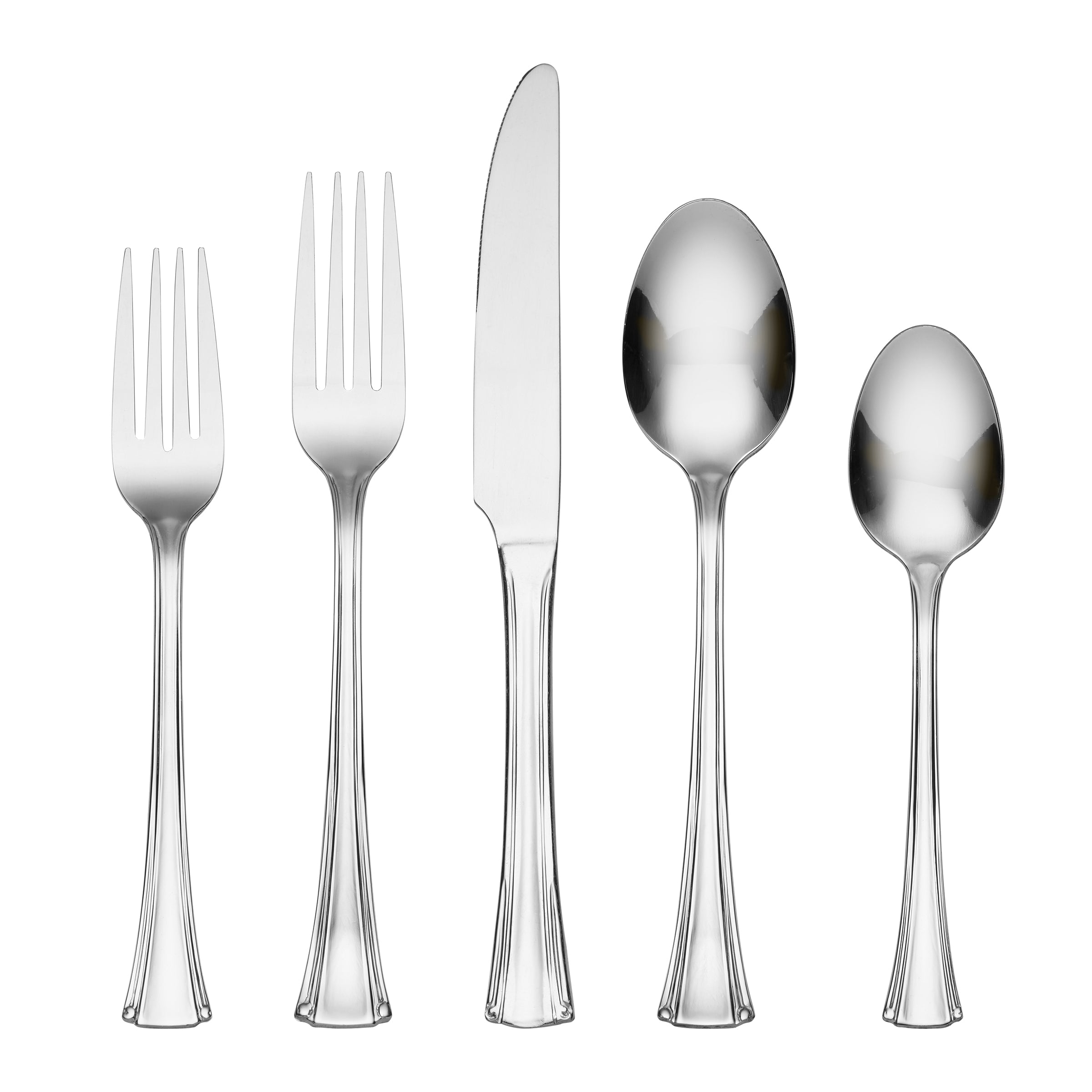 Paris Hammered Gunmetal Titanium 20-Piece Flatware Set – Lenox