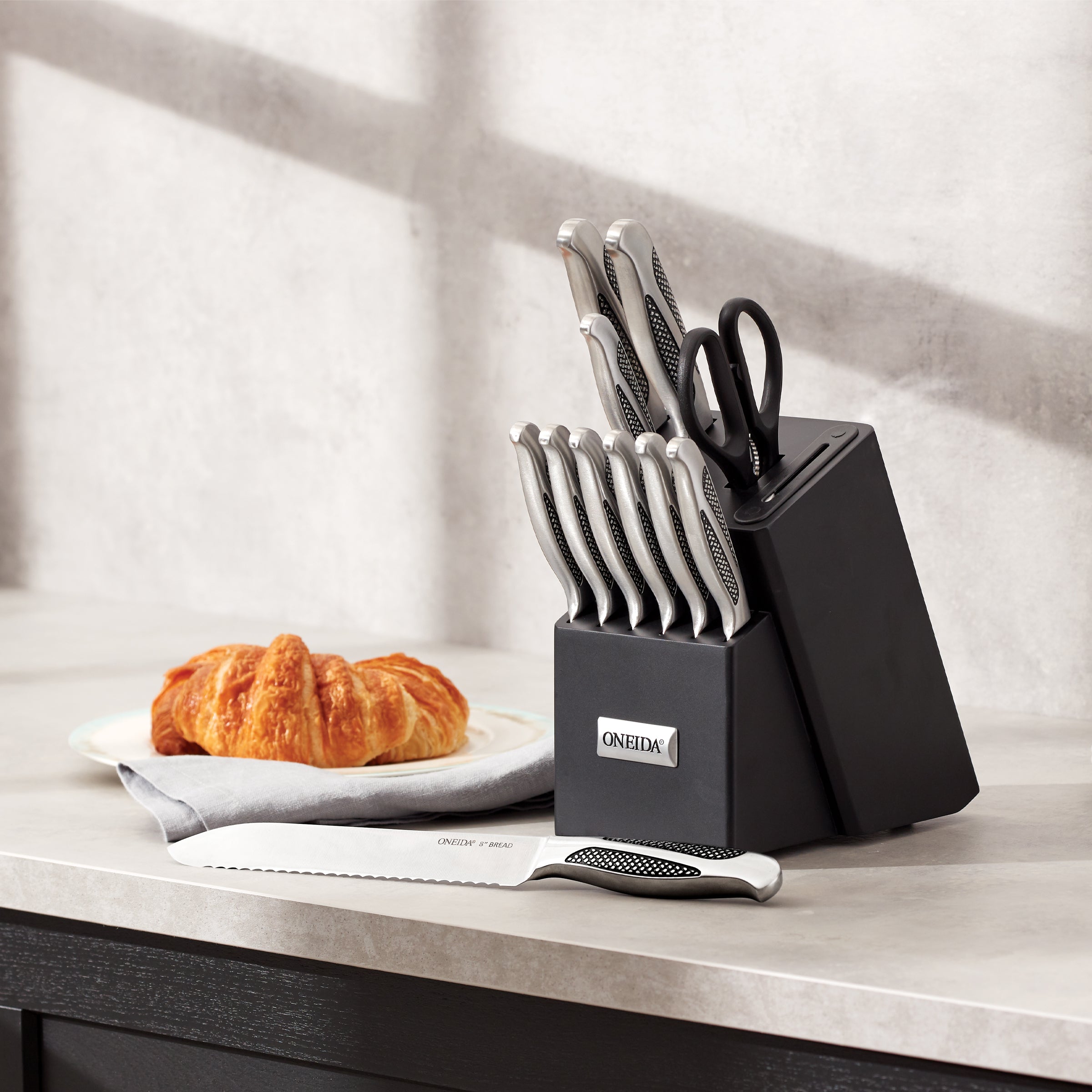 Crosshatch 14-Piece Cutlery Block Set – Lenox Corporation