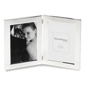Classic Silverplate 5' x 7' Double Photo Frame