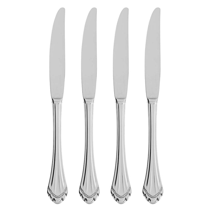 Marquette Fine Flatware Dinner Knives, Set of 4