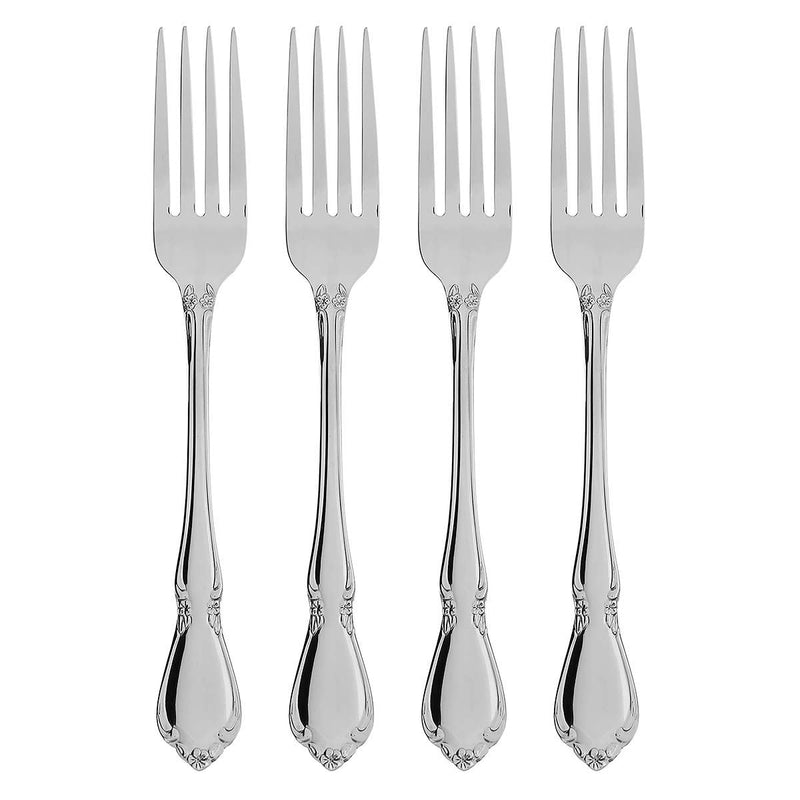 Chateau Fine Flatware Dinner Forks, Set Of 4