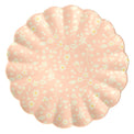 Floral Bamboo Large Plates, Assorted Set Of 6