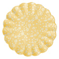 Floral Bamboo Large Plates, Assorted Set Of 6