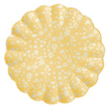 Floral Bamboo Large Plates, Assorted Set Of 6