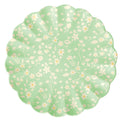 Floral Bamboo Large Plates, Assorted Set Of 6