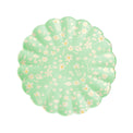 Floral Bamboo Small Plates, Assorted Set Of 6