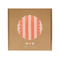Stripey Assorted Bamboo Small Plates, Set of 6