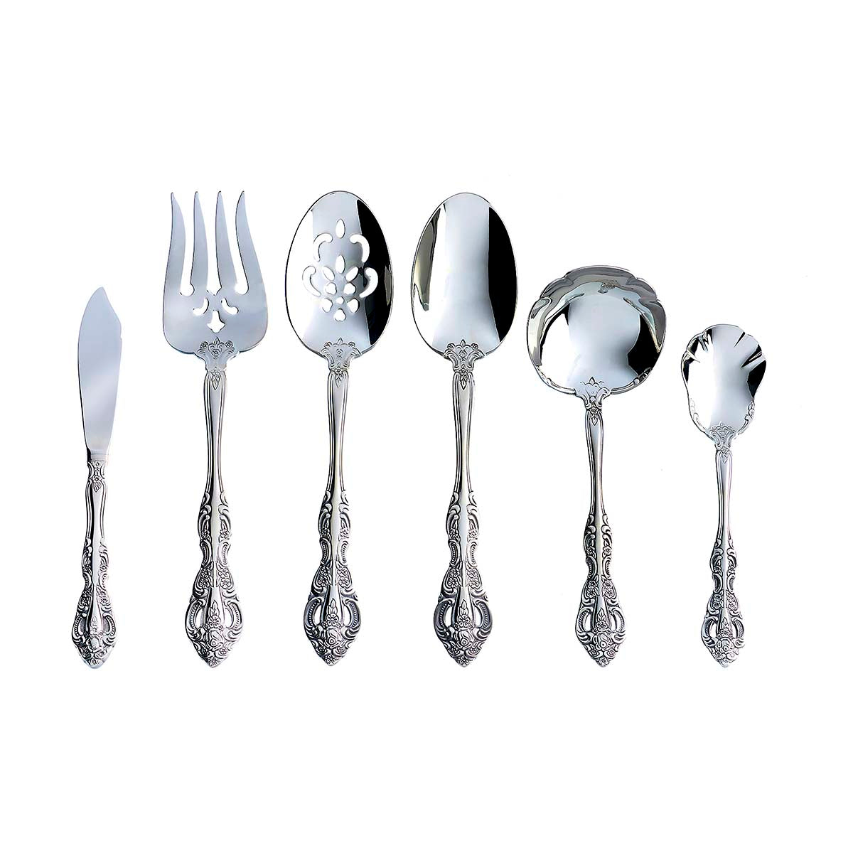 cambridge silversmiths Michelangelo 6 Piece Fine Flatware Serving Set