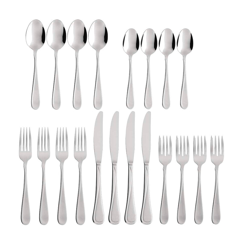 Flight 20 Piece Everyday Flatware Set, Service For 4
