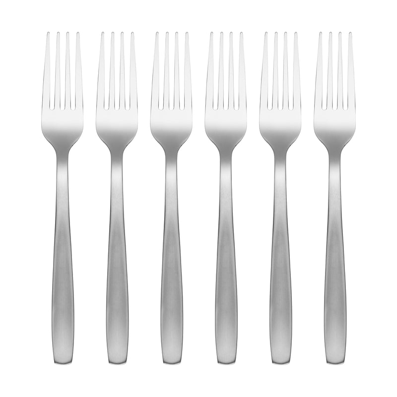 Paulina Satin Mirror Dinner Forks, Set of 6