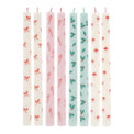 DTOC FESTIVE PATTERN TABLE CANDLES