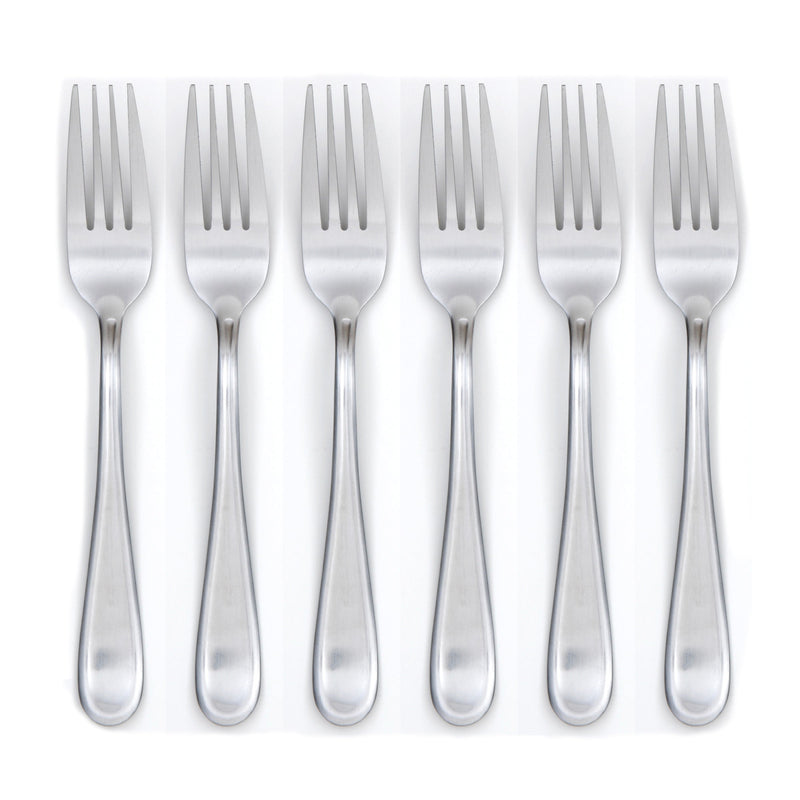Malibu Satin Dinner Forks, Set Of 6