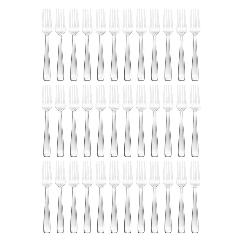 Branson Mirror 36-Piece Salad Fork Set