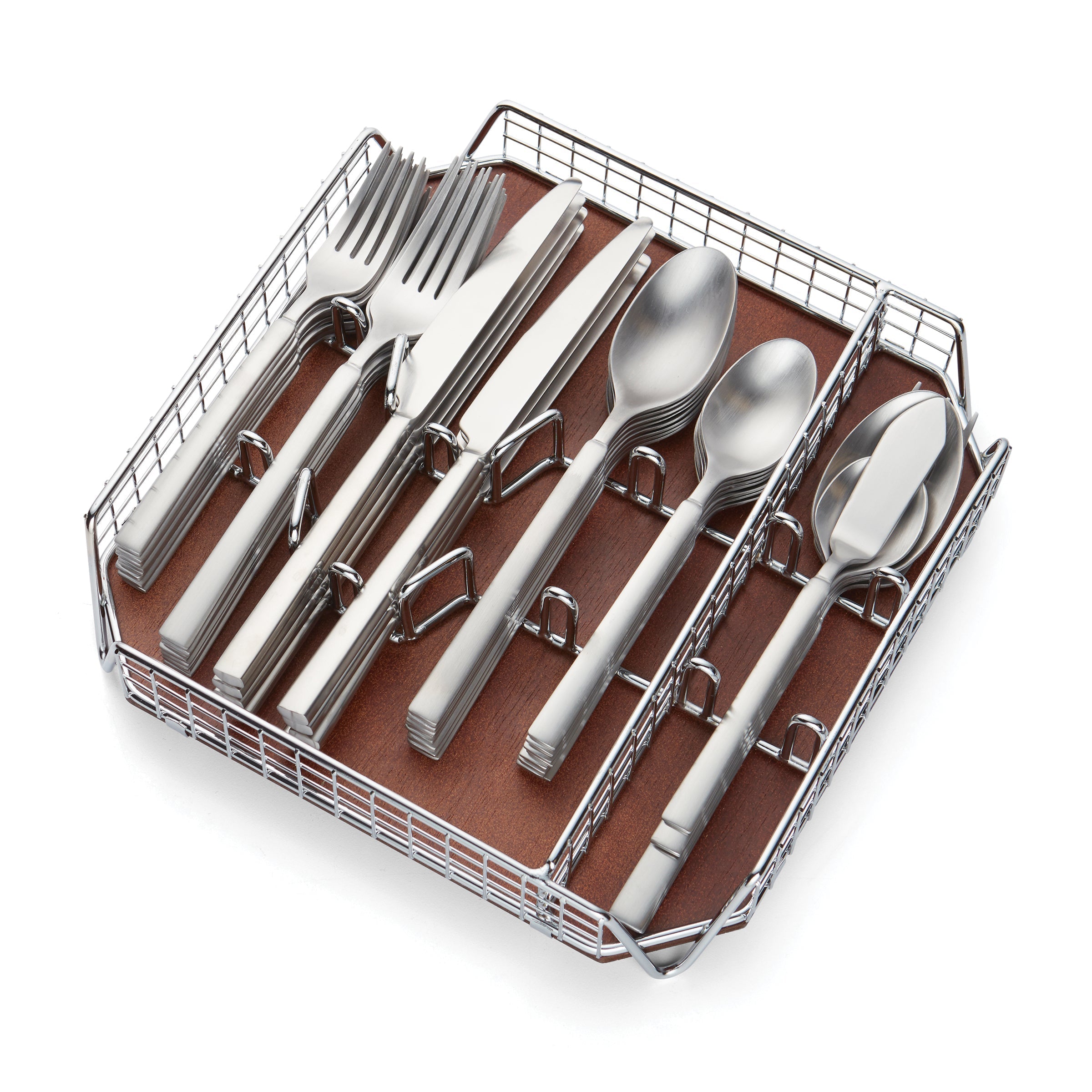 Gailann Satin 45-Piece Flatware Set with Caddy – Lenox Corporation