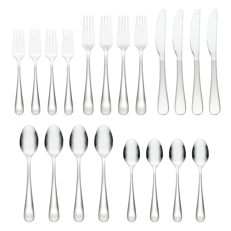 Pepino Mirror 20-Piece Flatware Set