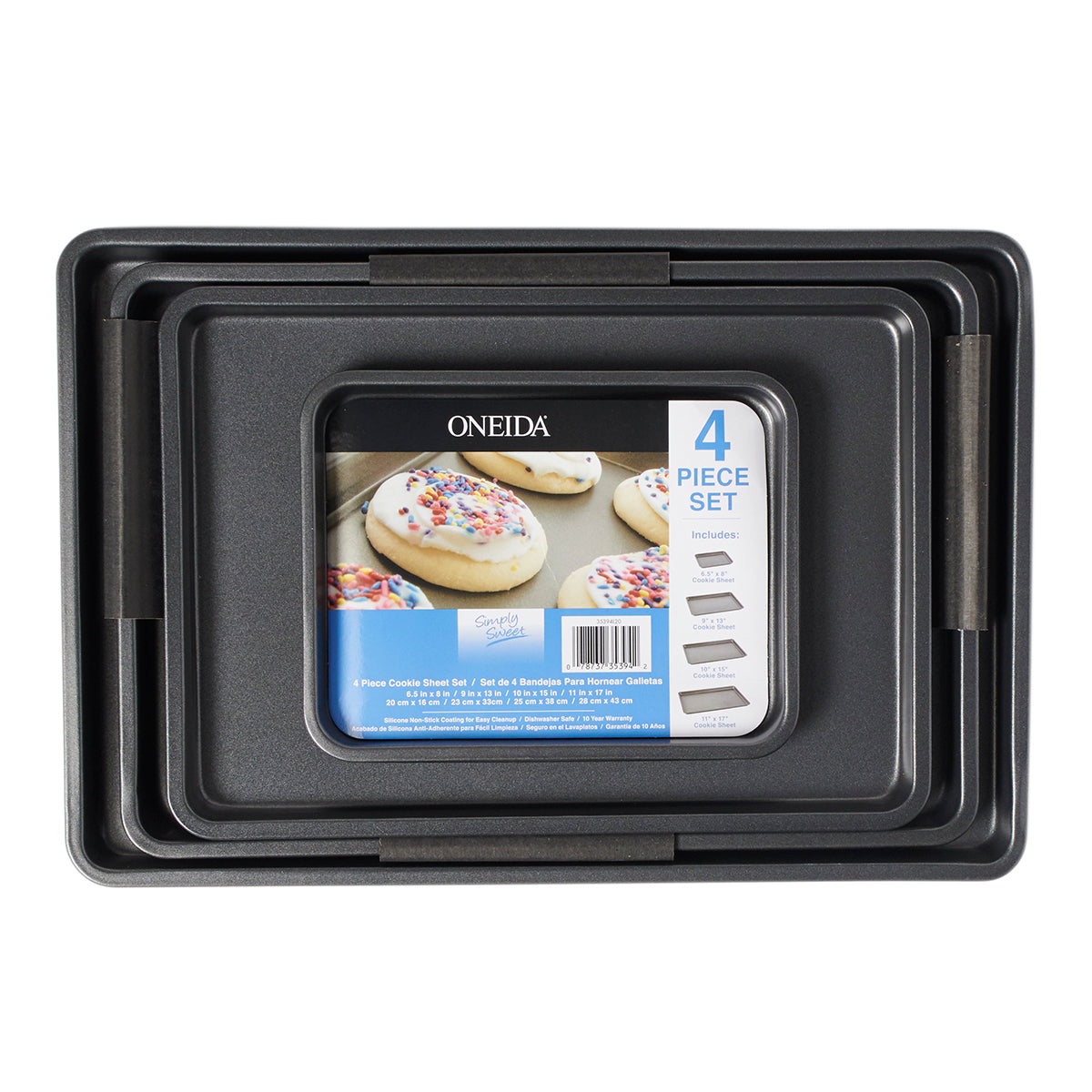 Simply Sweet Bakeware 4 Piece Cookie Sheet Set – Lenox Corporation