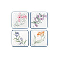 Butterfly Meadow Square Corkback Coasters, Set of 4