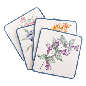 Butterfly Meadow Corkback Coasters - Set Of 4