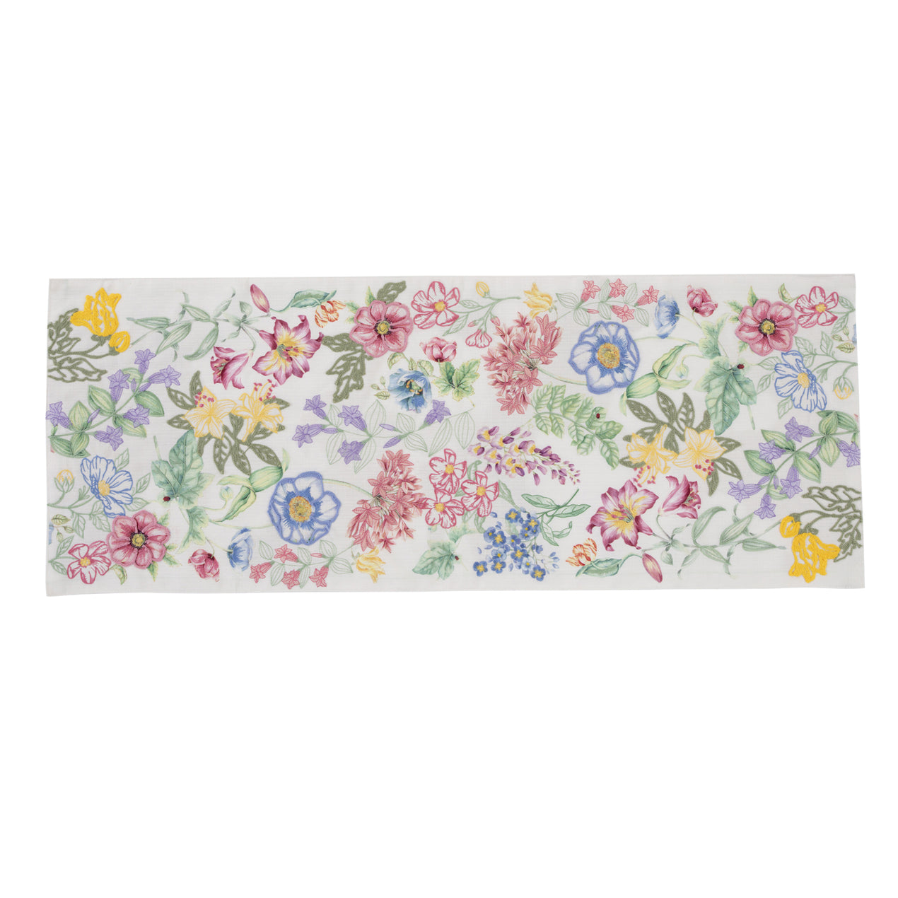 cambridge silversmiths Butterfly Meadow Garden Embroidered Centerpiece