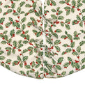 Golden Holly Holiday Tree Skirt