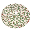 Golden Holly Holiday Tree Skirt