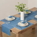 French Perle Periwinkle 13X18 Placemats, Set Of 4