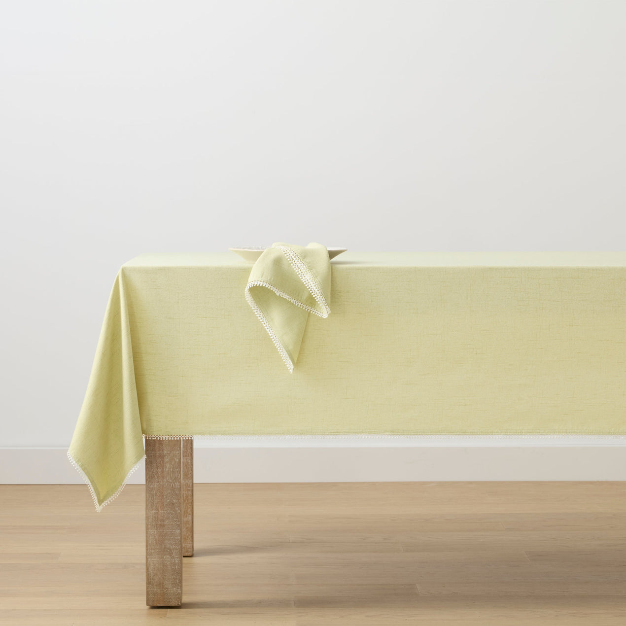 French Perle Pistachio Tablecloth
